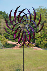 Purple Grande Windswept Wind Spinner