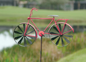 Red Bicycle Spinner