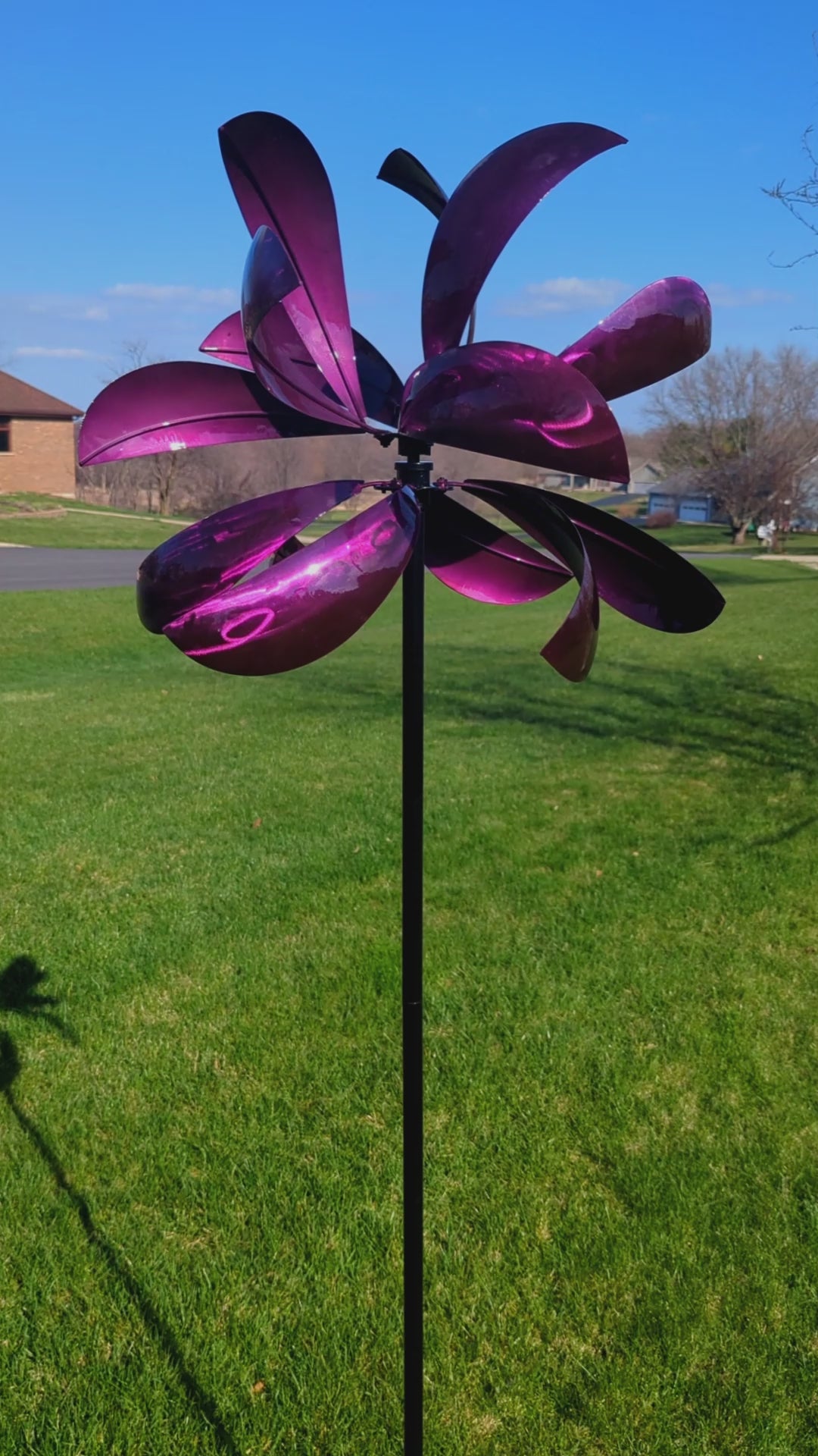 Purple Luminous Montana - Kinetic Art Spinner